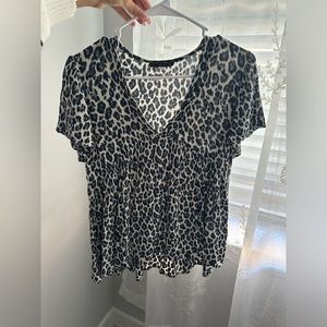 Dress Up Cheetah Print Top